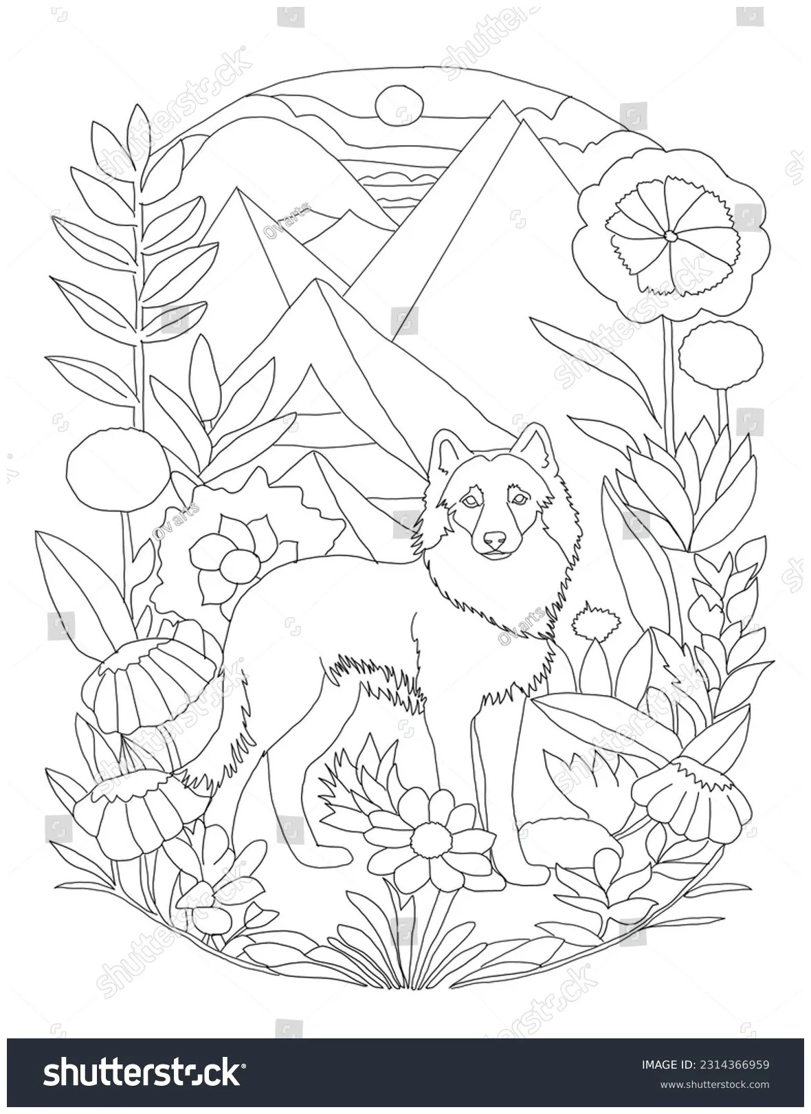 Fairy Mushroom Coloring Page Images: Browse 1,258 Stock Photos