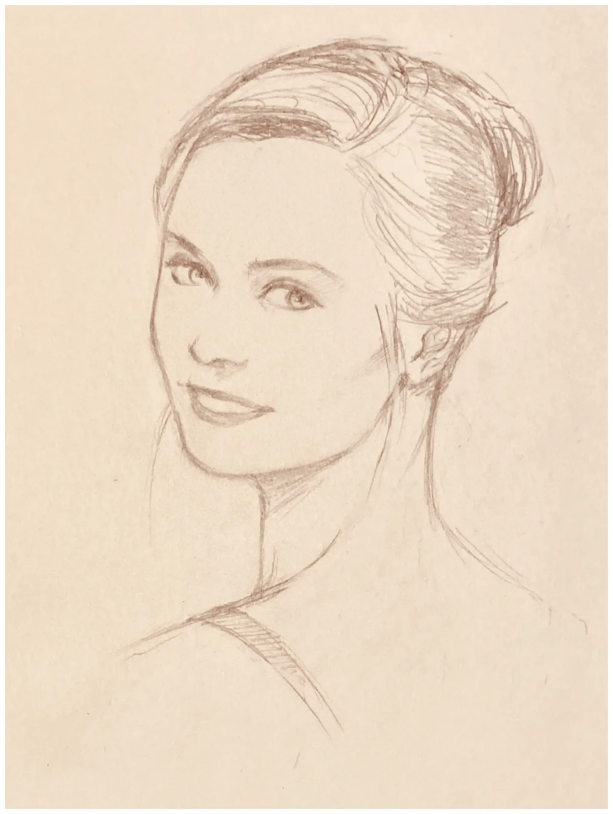 Drawing i did of an actress r/drawing