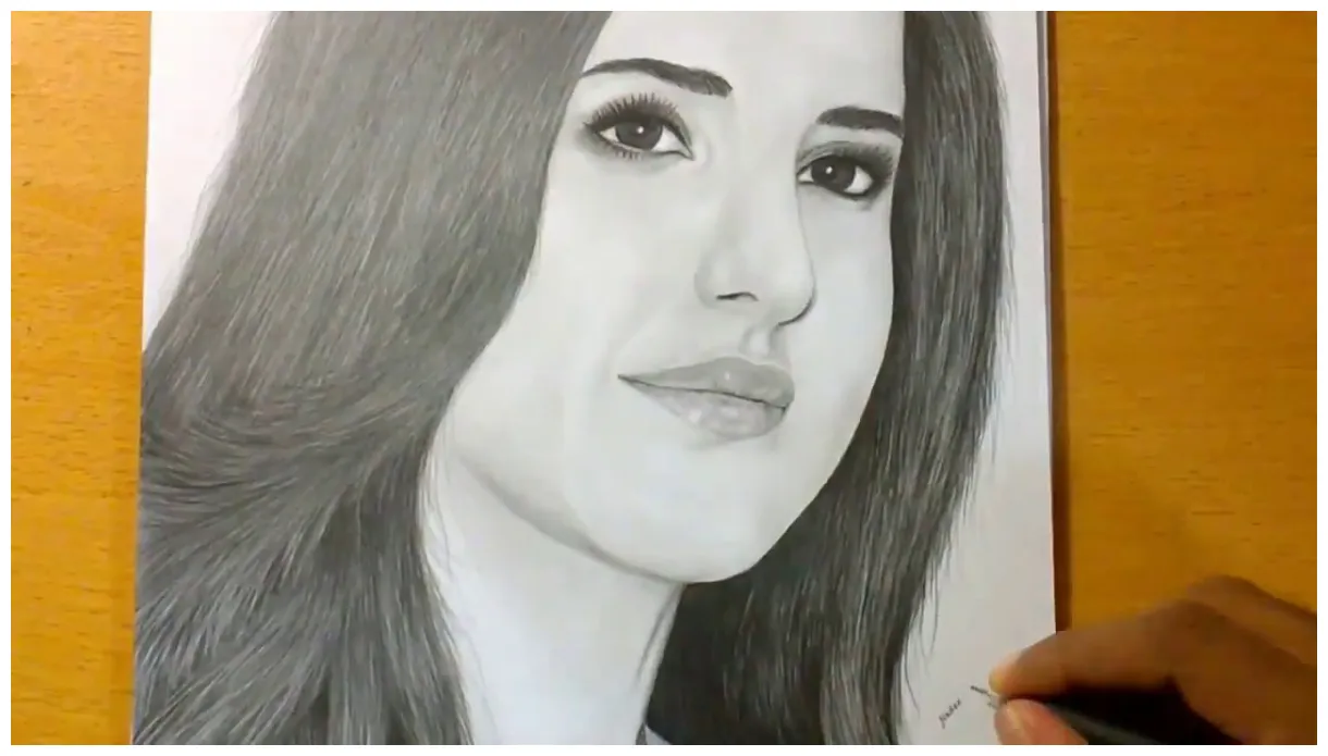 Actress drawing at paintingvalley explore collection of actress