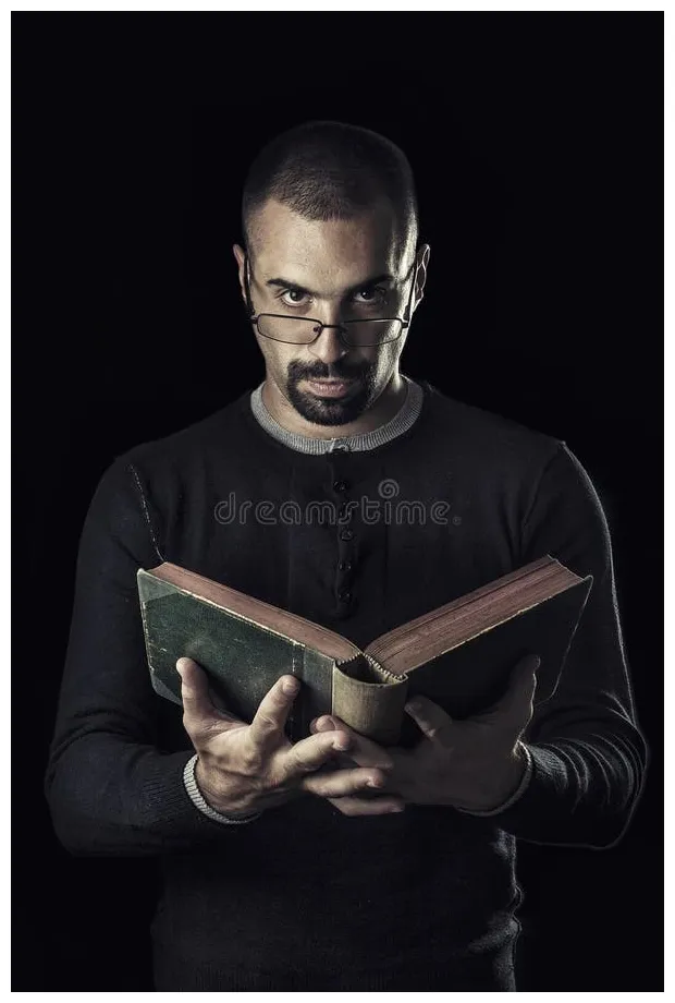 Portrait of scientist stock . of looking, smart 26286383