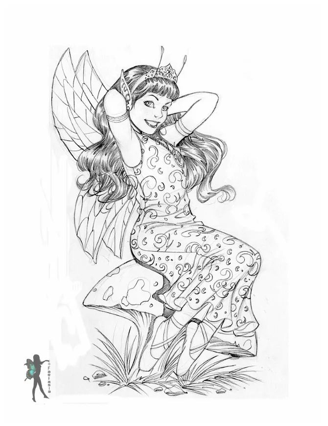 Fantasy coloring pages & books 100% free and printable!