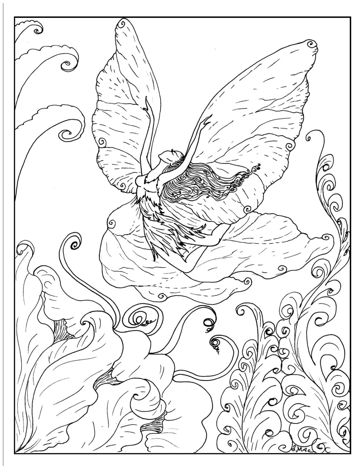 Fantasy coloring pages & books 100% free and printable!