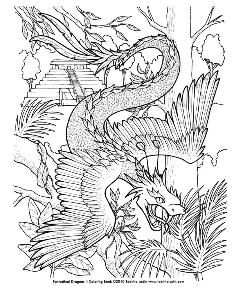Fantasy coloring pages & books 100% free and printable! printable coloring page