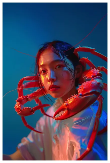 Free portrait of fantasy sea creature