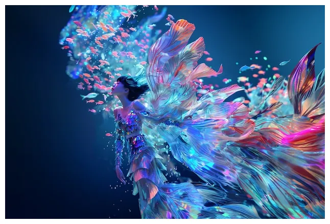 Free portrait of fantasy sea creature