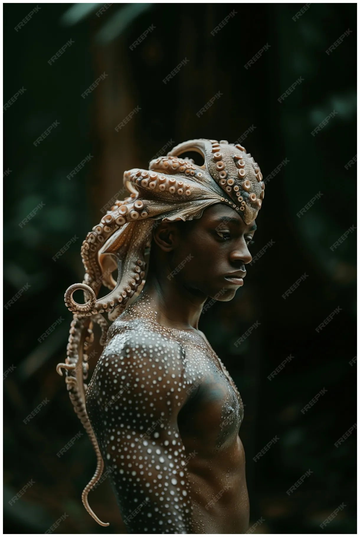 Free portrait of fantasy sea creature