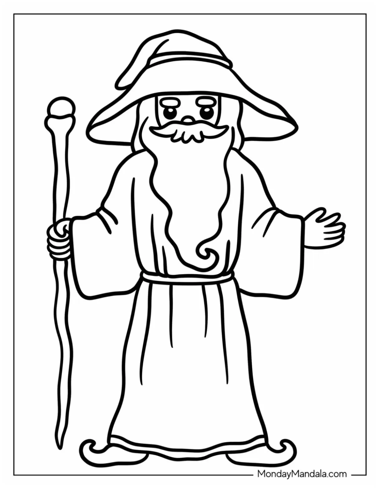 20 wizard coloring pages free pdf printables