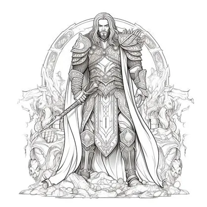 Wizard coloring s, s and s for