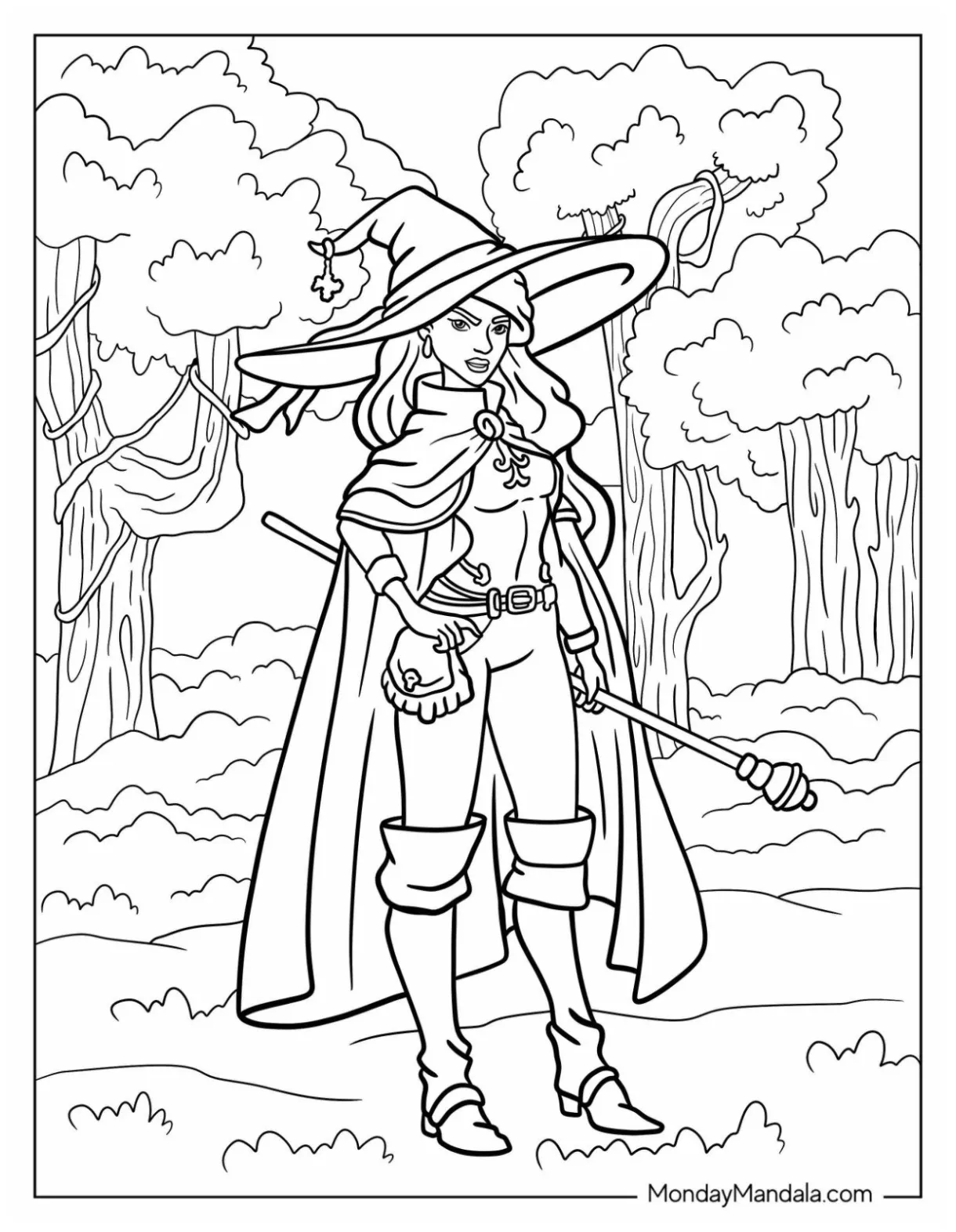 20 wizard coloring pages free pdf printables