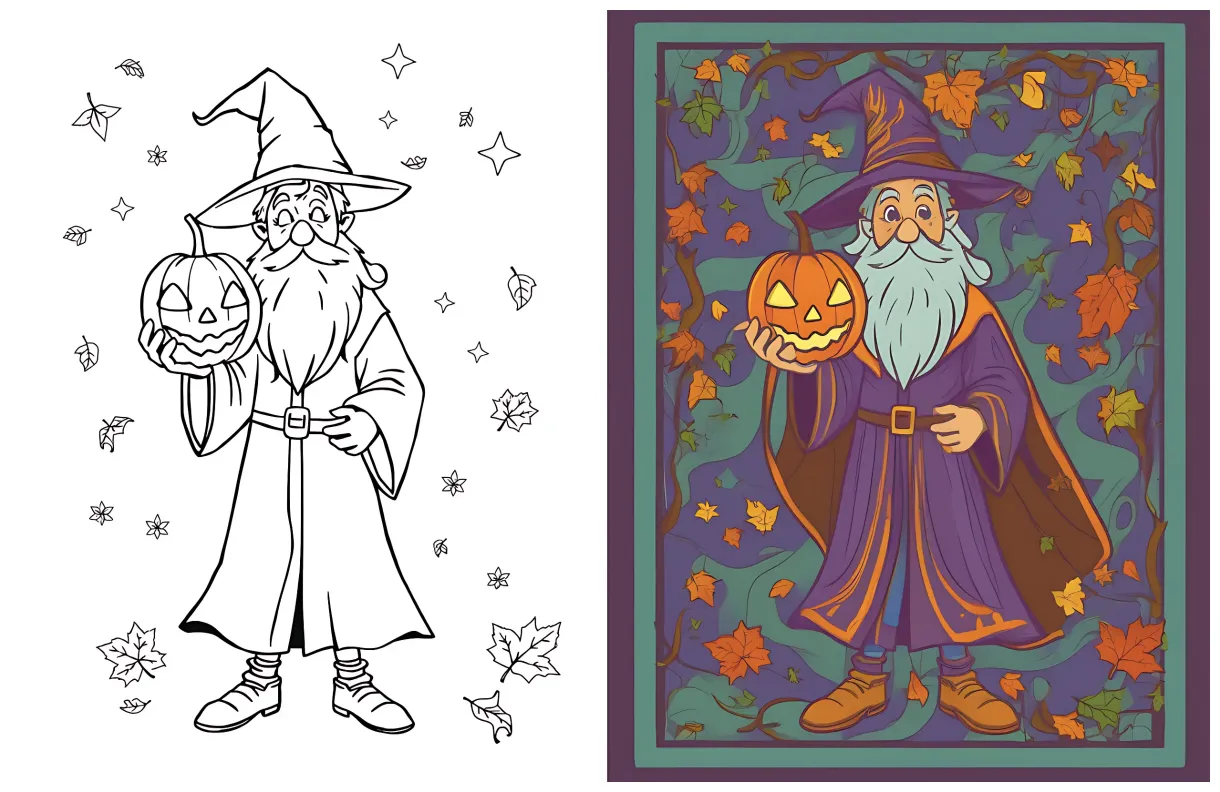 Wizard coloring pages 19 free printable coloring pages