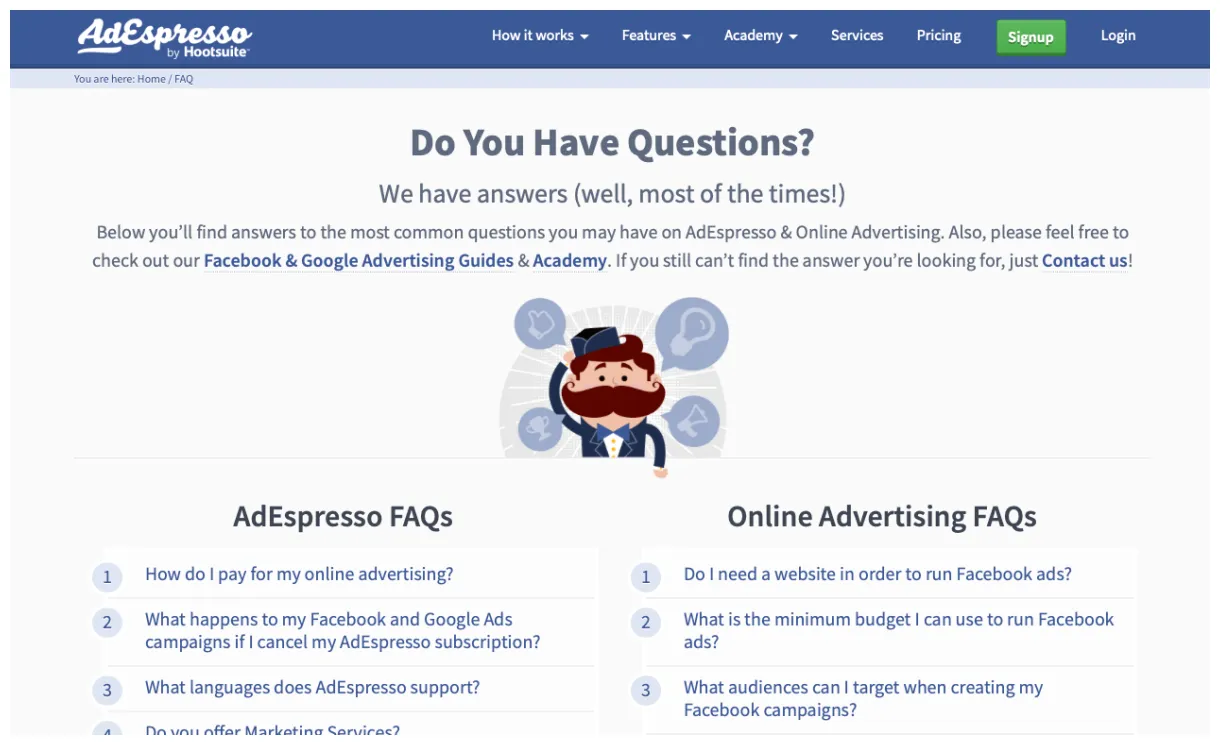 What is a faq page? 8 great examples & how to create one