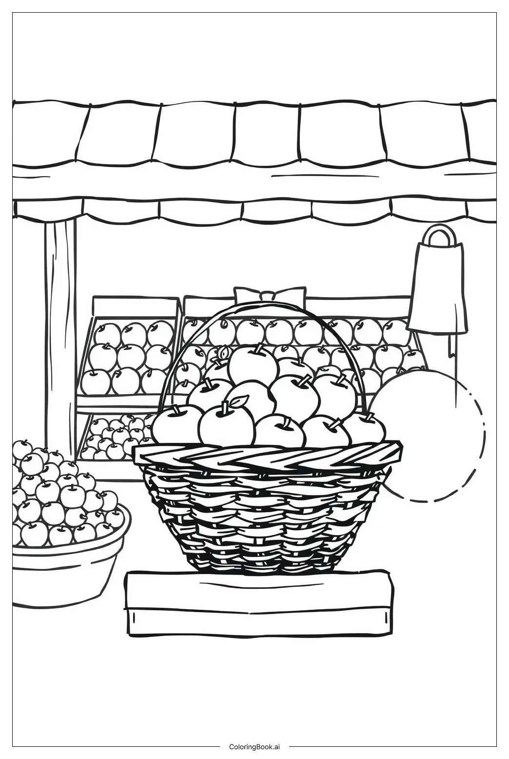 Farmers market coloring pages [2025]