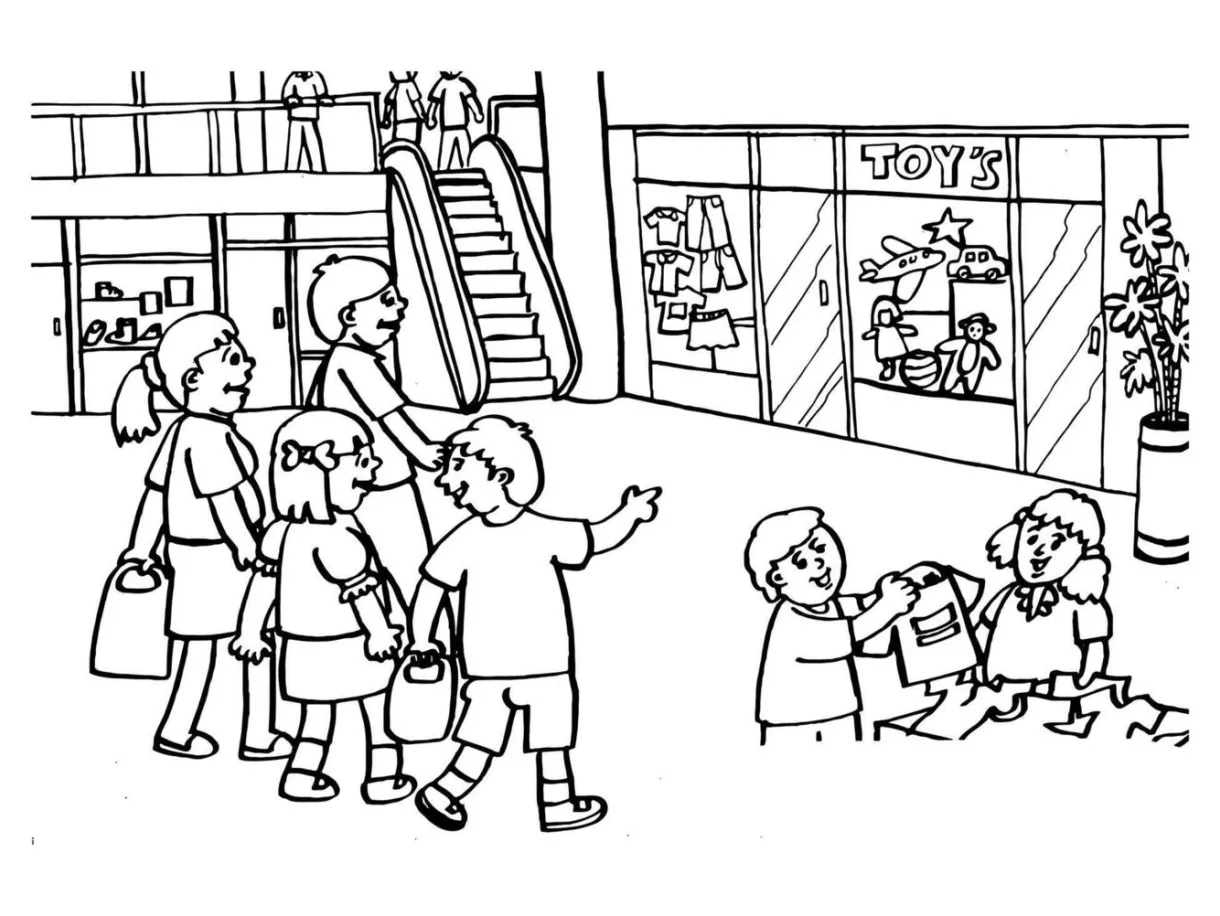 Market coloring page farmers market coloring s on