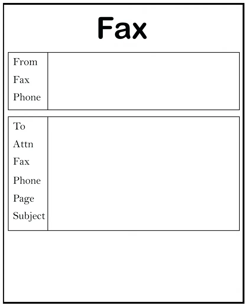 Pdf, excel & word template free printable