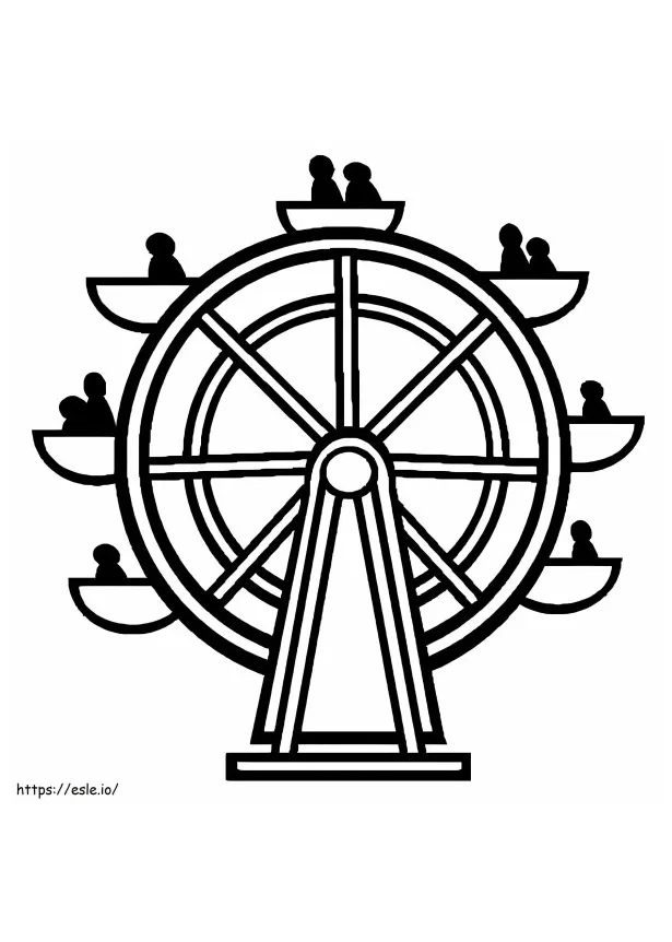 Ferris wheel coloring pages free printable coloring pages for kids