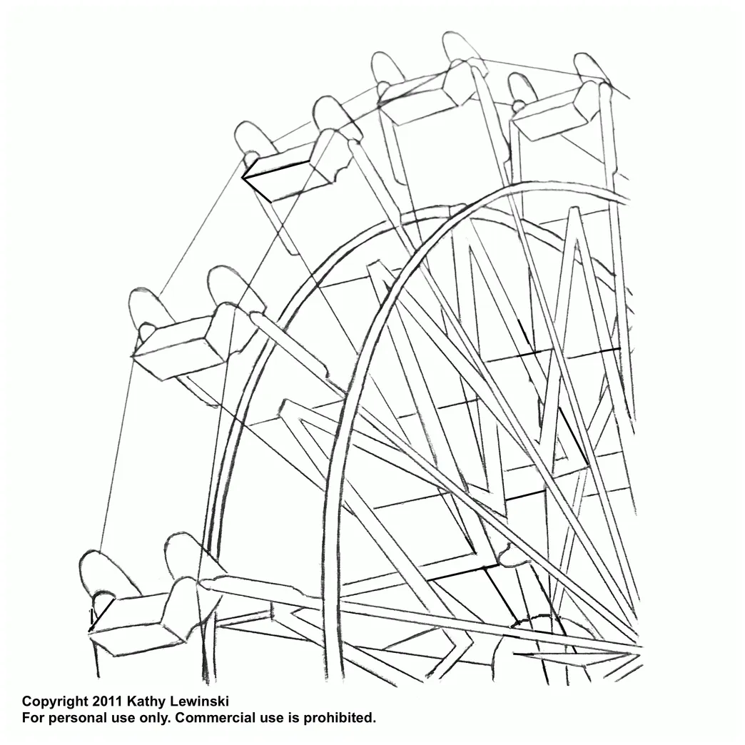 Ferris Wheel Coloring Pages - Coloring Home