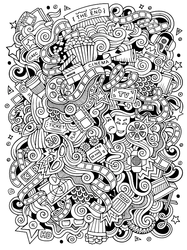 Kids-n-fun.com | Coloring page Doodles Movie