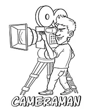 Printable Professions Coloring Pages