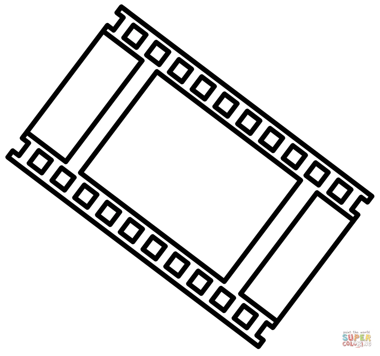 Film coloring page | Free Printable Coloring Pages