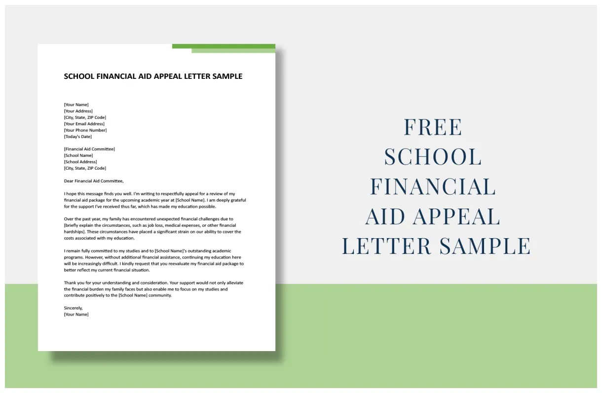 School sample in word, google docs