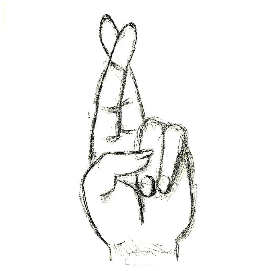 Crossed fingers by slushee1 on deviantart