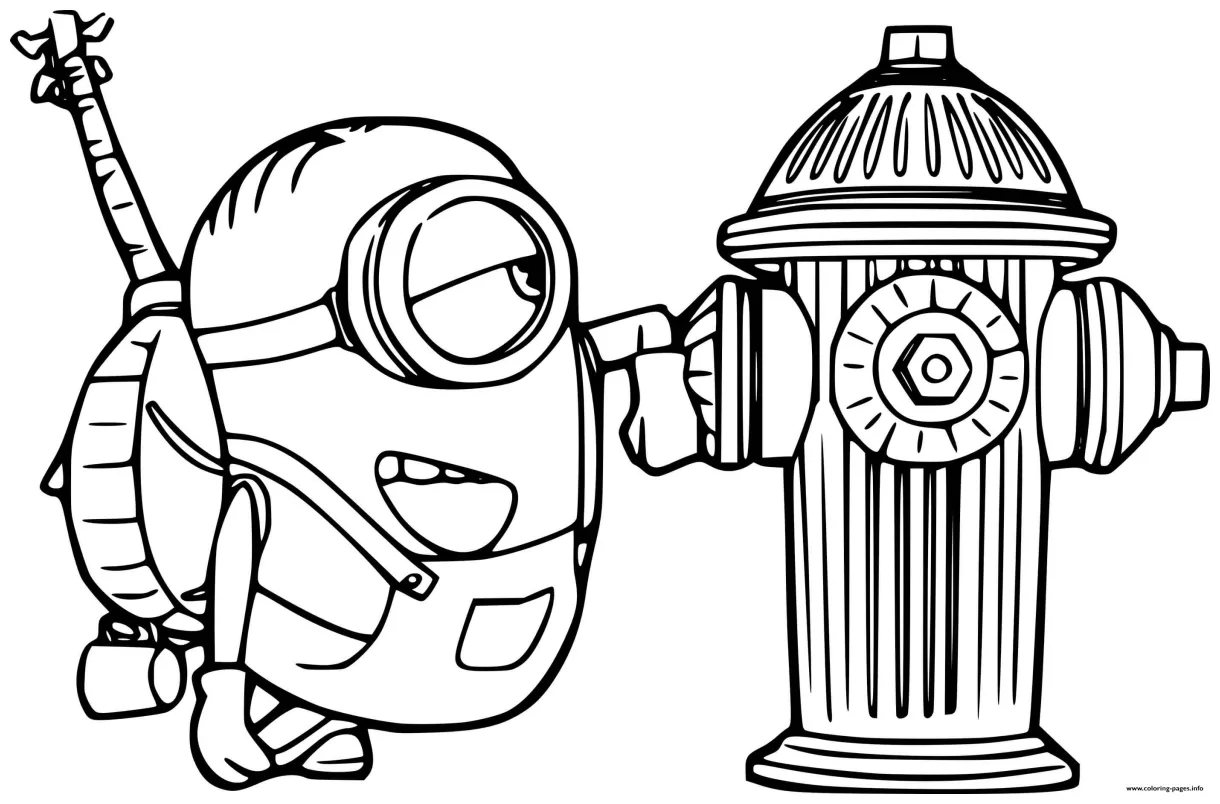 Fire Hydrant Coloring Pages