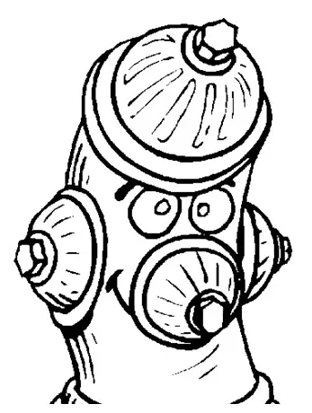 Fire Hydrant Coloring Pages