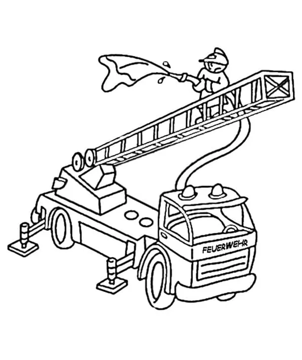 Fire Hydrant Coloring Pages