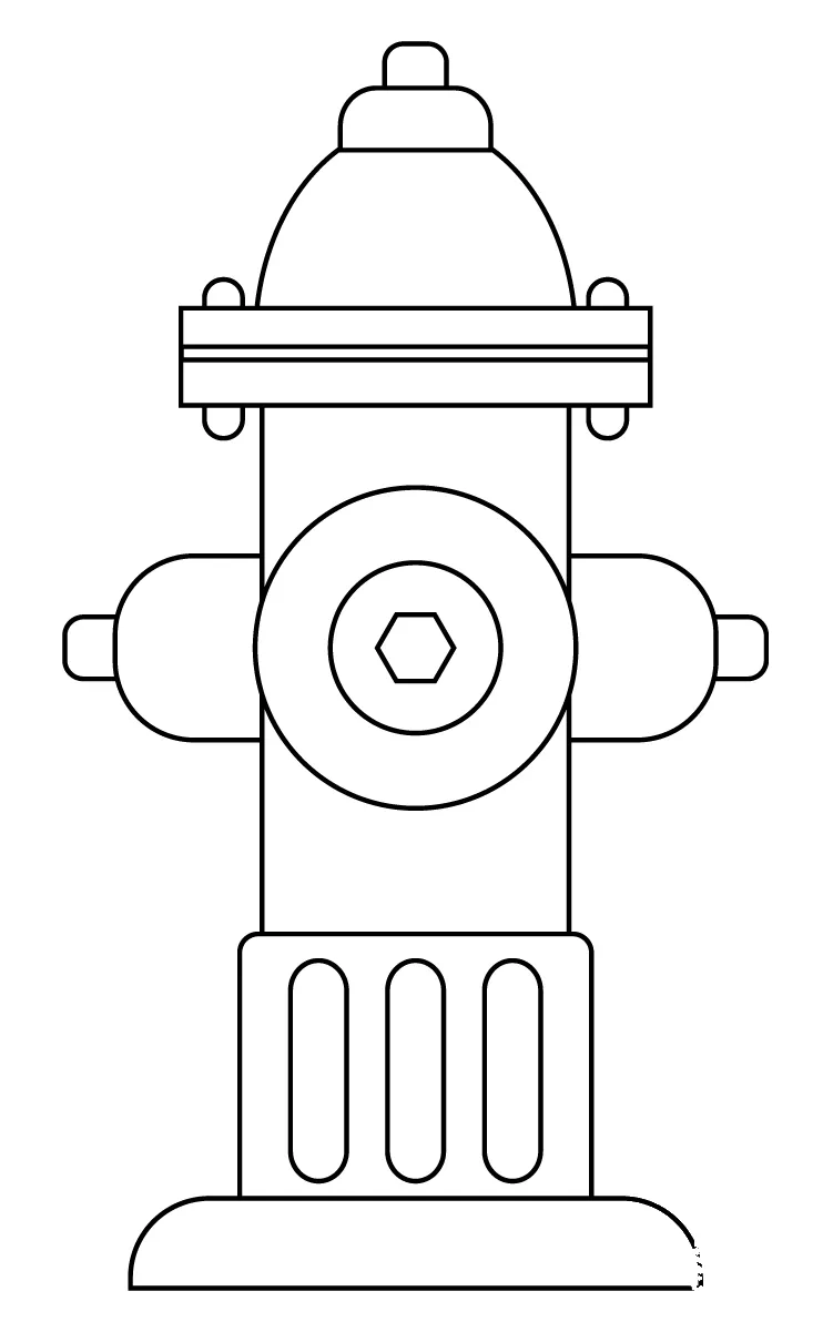 Fire Hydrant coloring page - ColouringPages