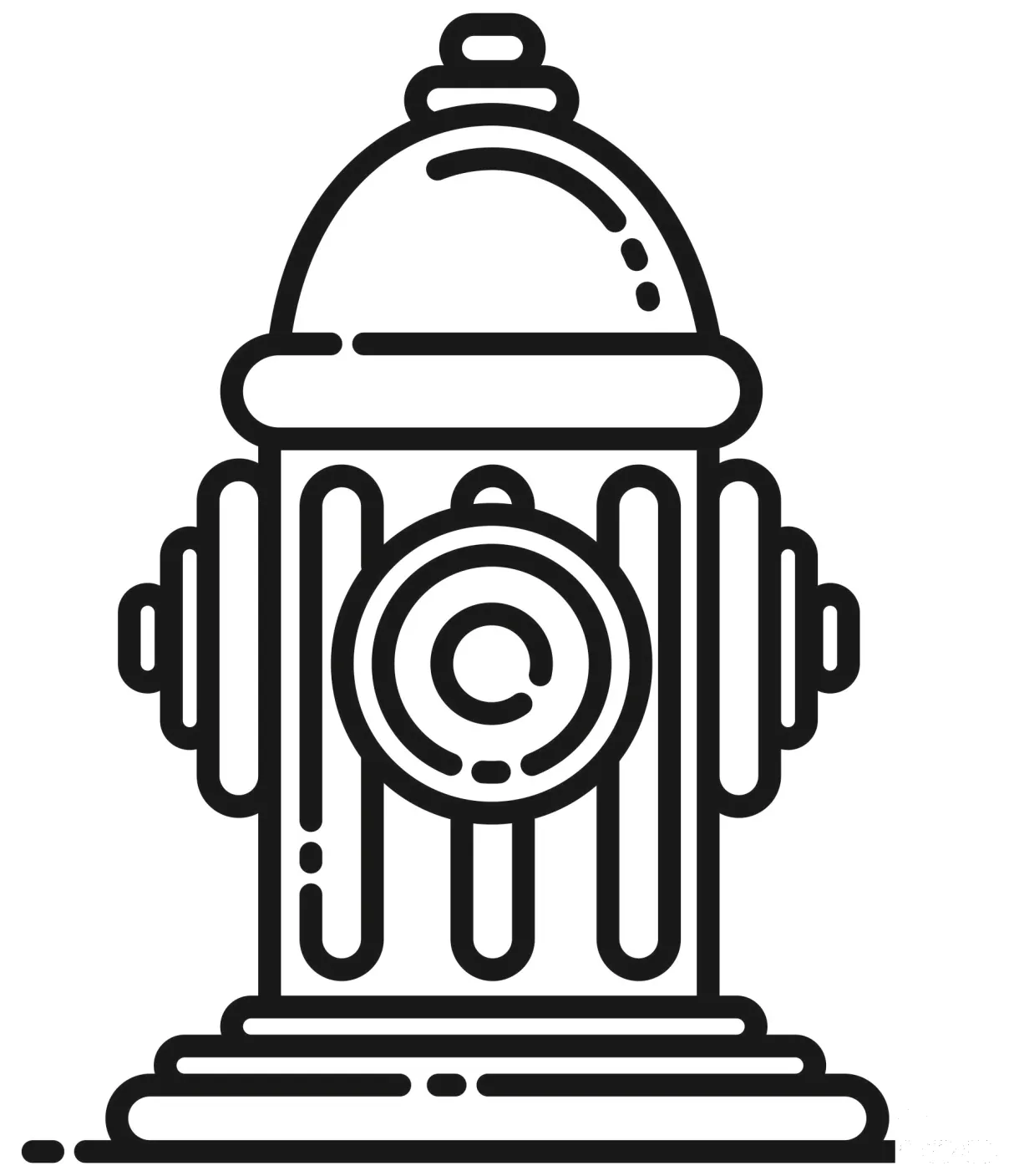 Fire Hydrant coloring page - ColouringPages
