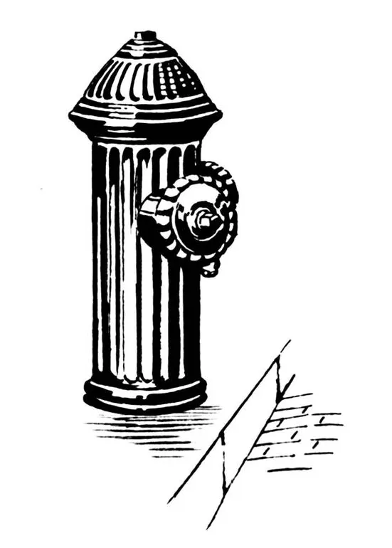 Coloring Page fire hydrant - Free printables - Img 18860