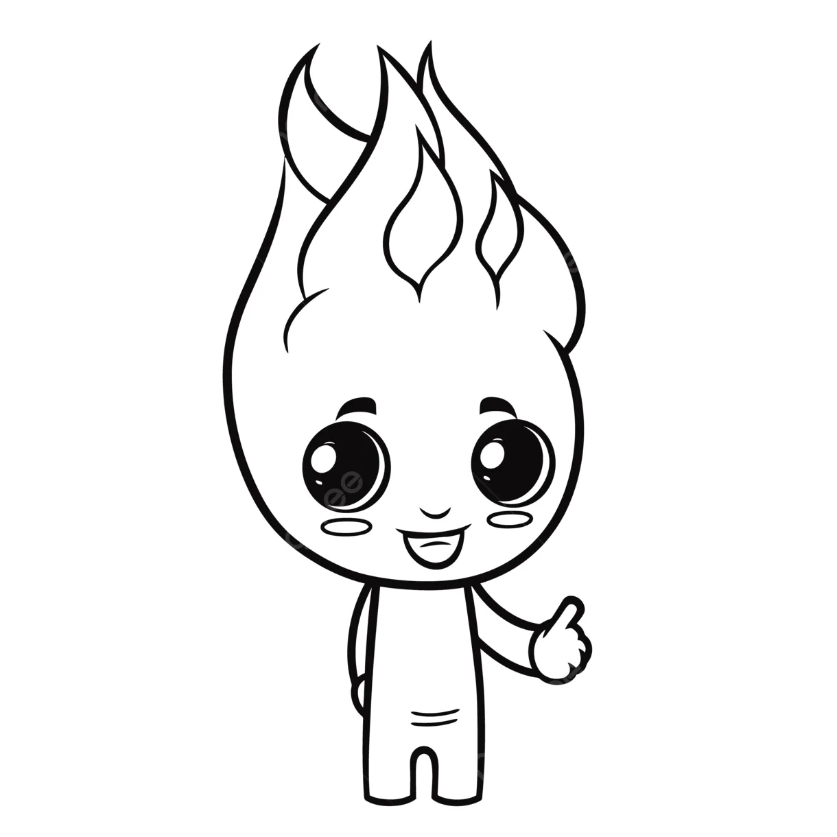 Fire Flame Coloring Pages Printable Fire Crafts Paper Fire Firefire