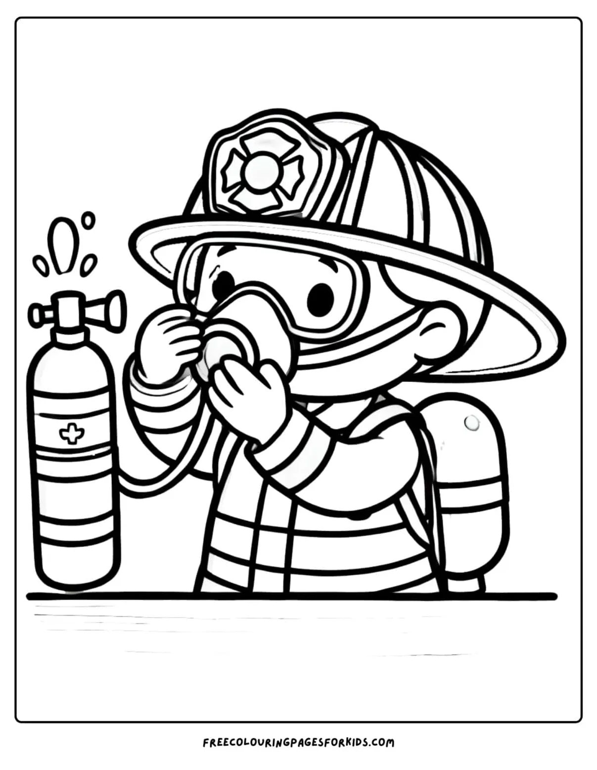 13 Firefighter Coloring Pages