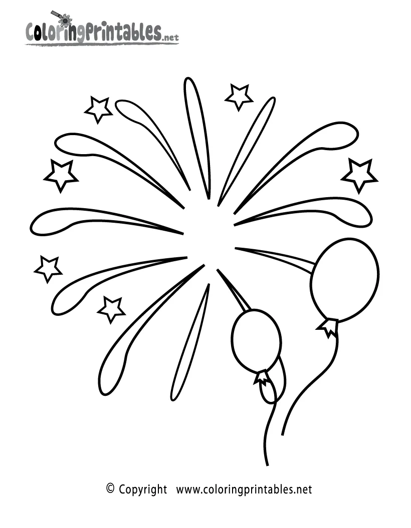 A free holiday coloring printable