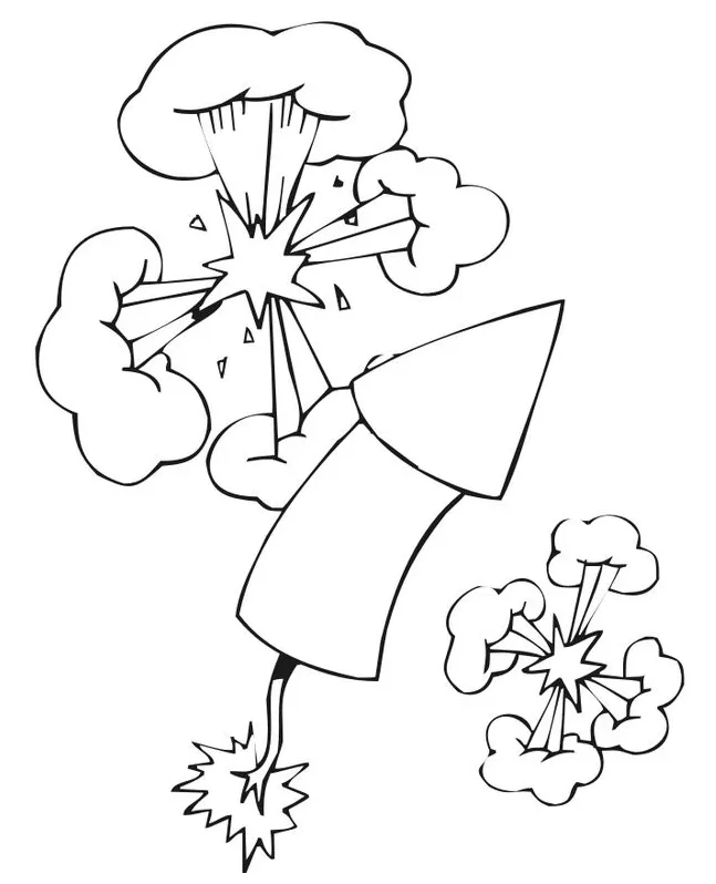 Fireworks coloring pages & coloring book. 6000+ coloring pages
