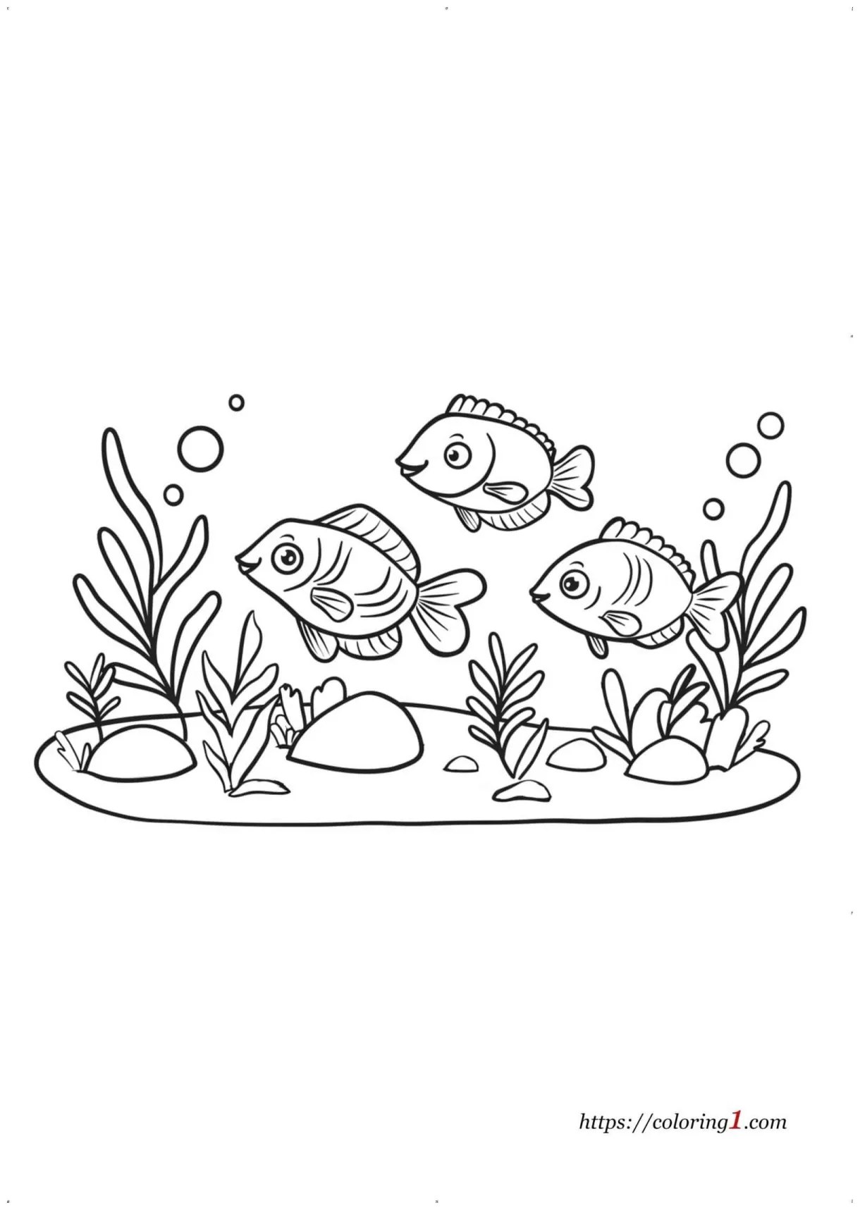 Fish coloring pages 39 free printable coloring sheets