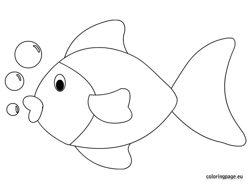 Fish coloring sheet coloring page printable coloring page