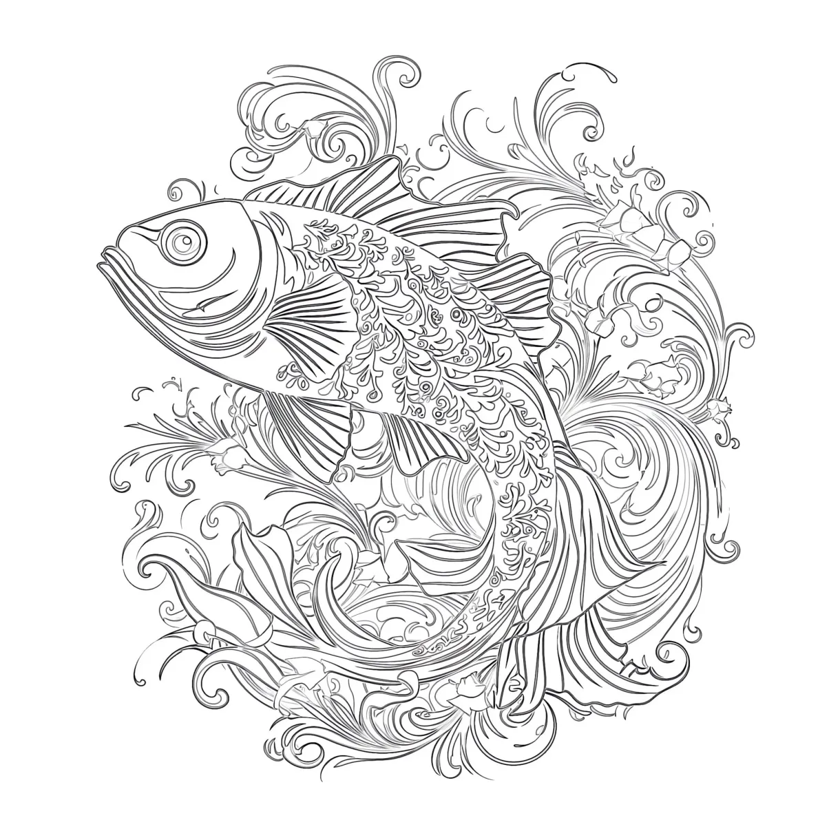 Fishing Boat Coloring Page | Coloring Pages Mimi Panda