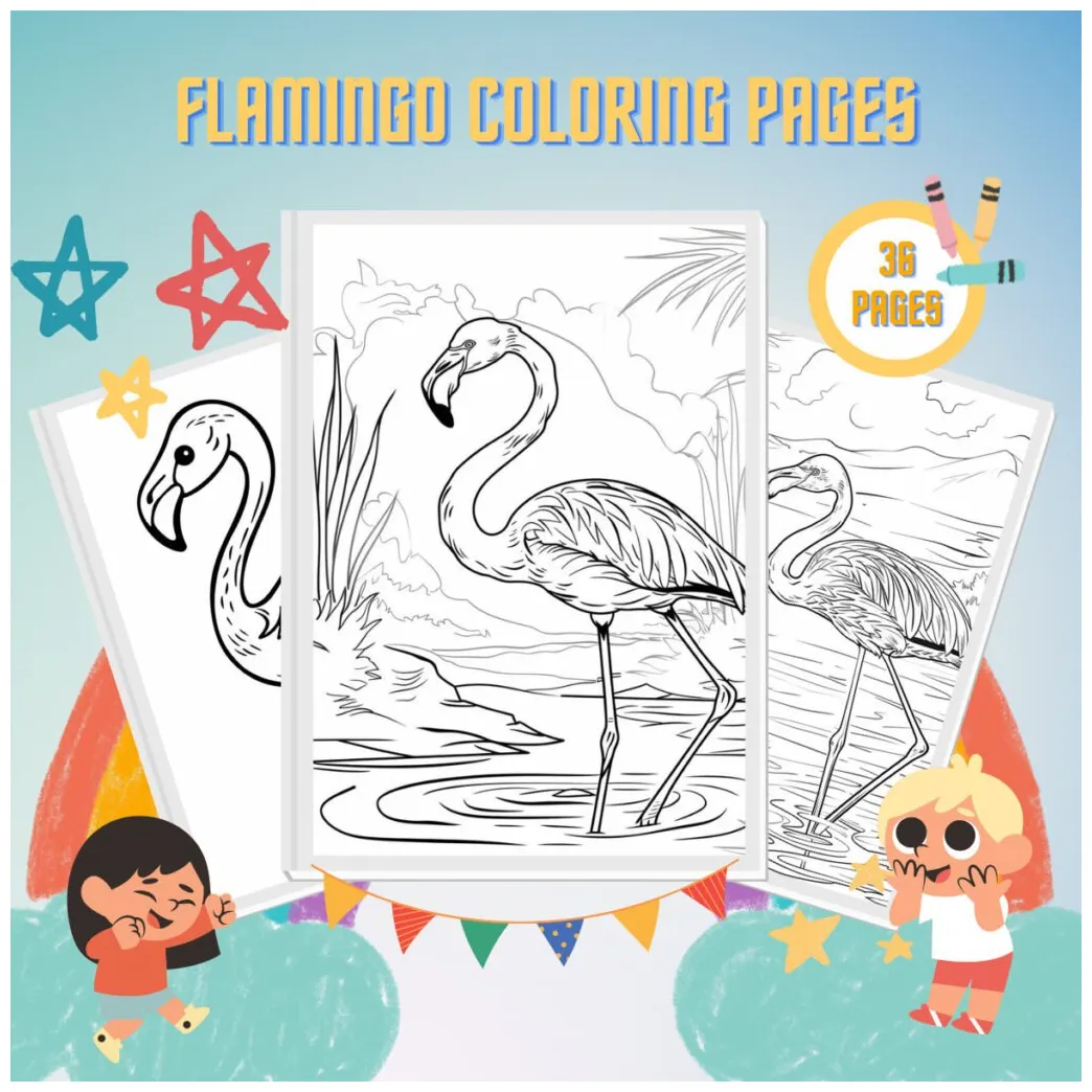 37 Flamingo Coloring Pages - Free Kid's Printable | SSColoring