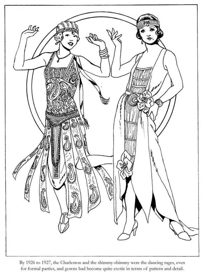 Flapper coloring page at getdrawings