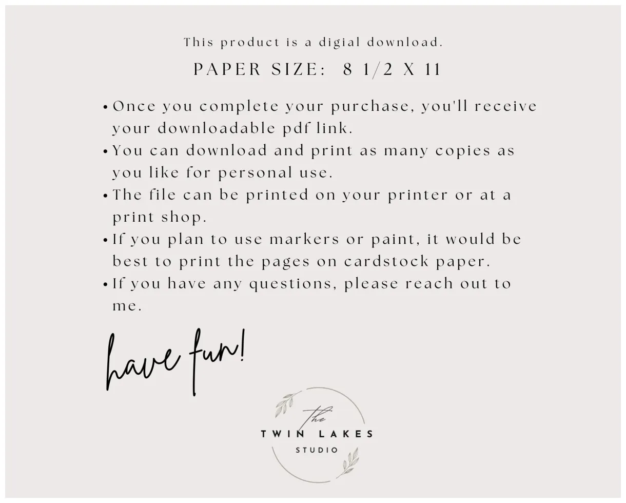 S, 1920s coloring sheets, digital download