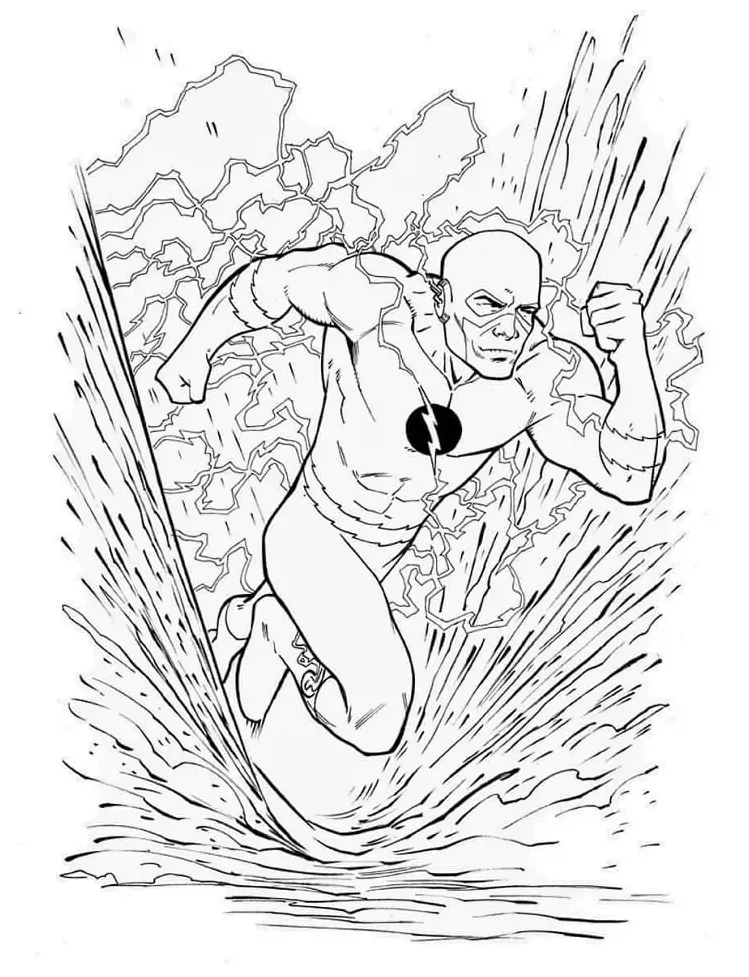 Flash running on water