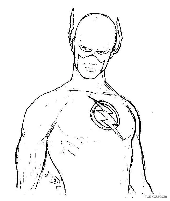 Flash attack coloring page » turkau