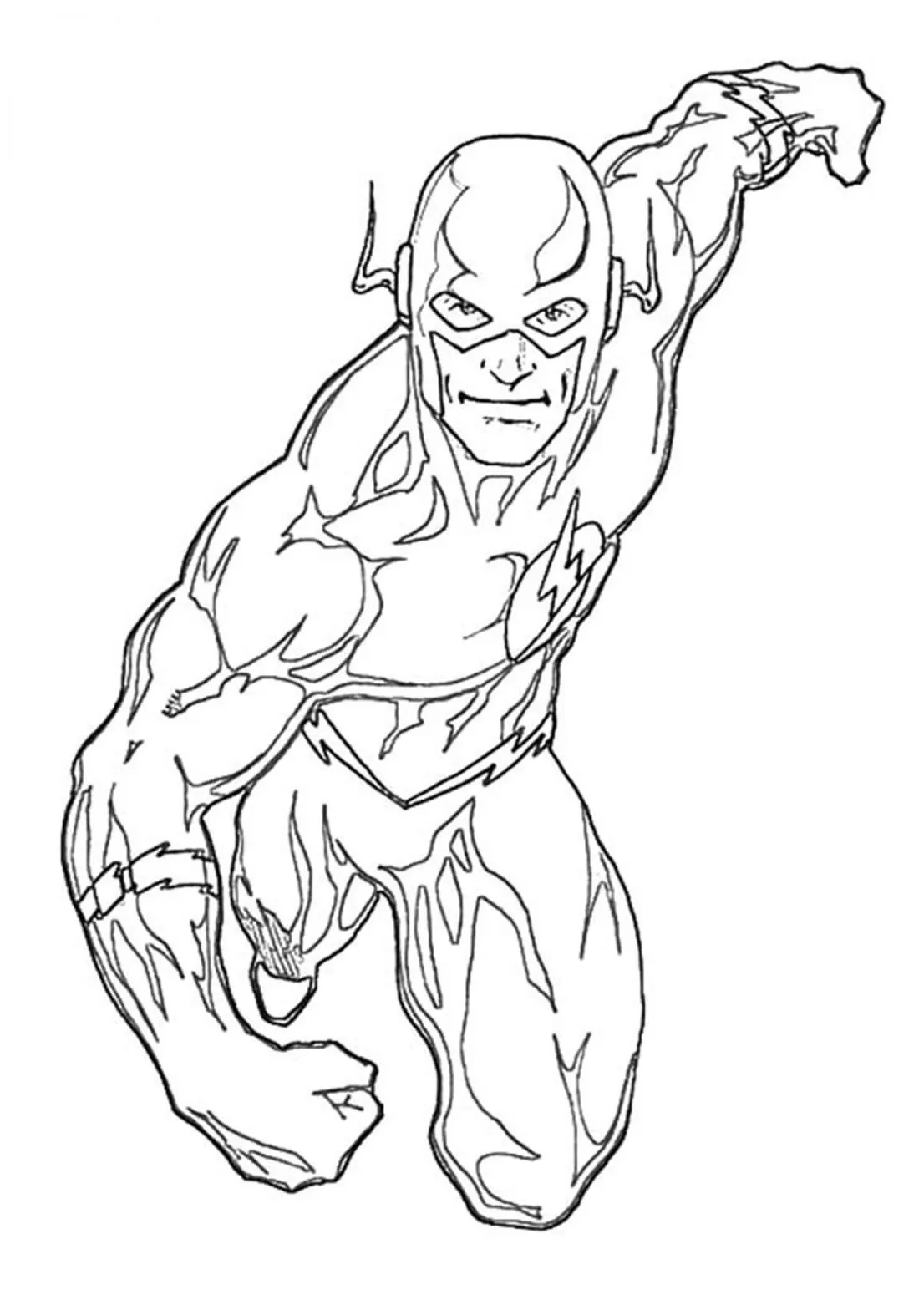 Free & easy to print flash coloring pages tulamama