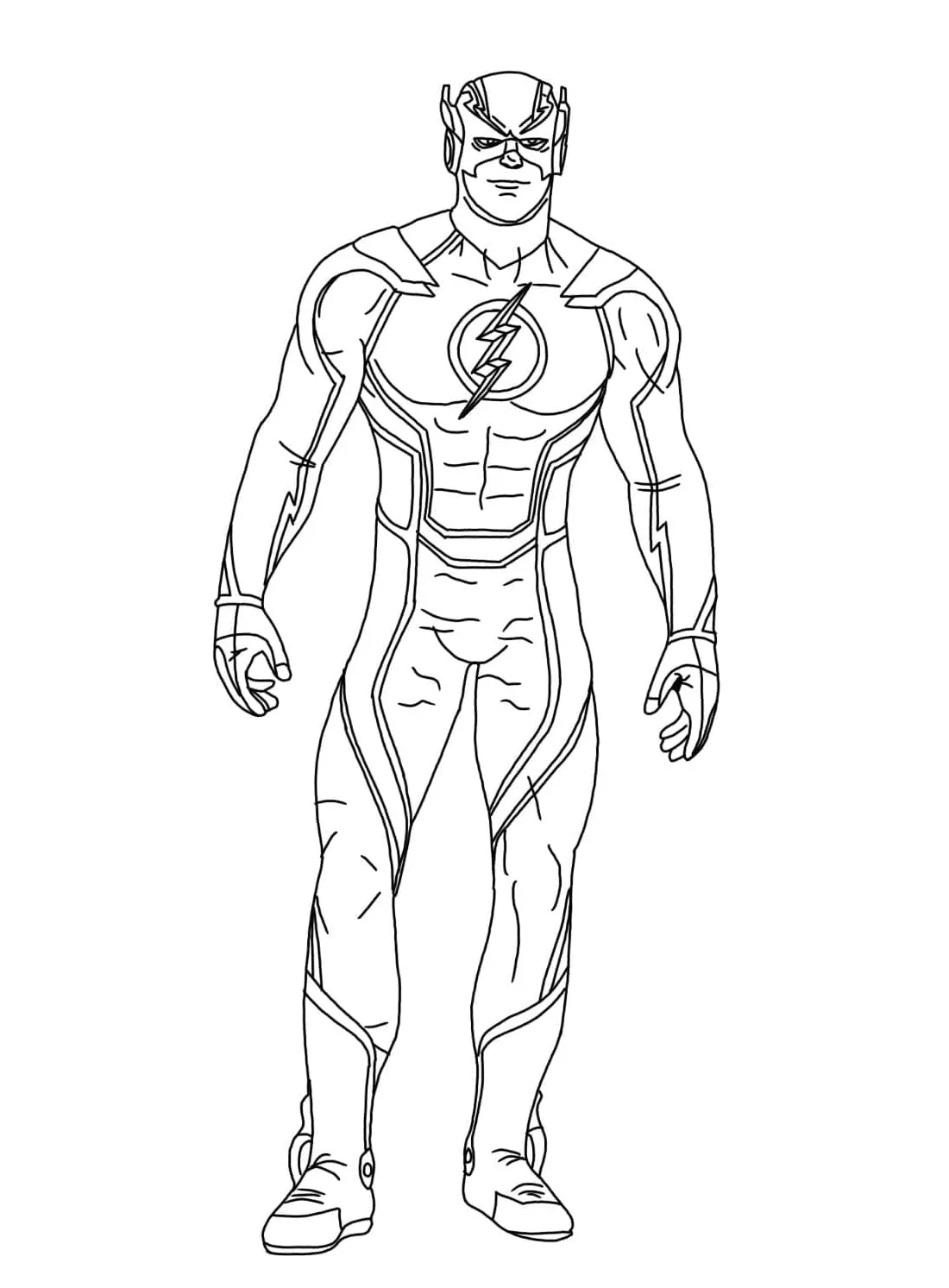 The flash printable coloring page download, print or color online for printable coloring page