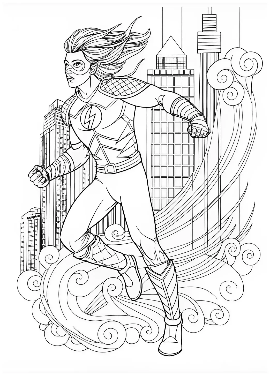 19 flash coloring pages colorbliss