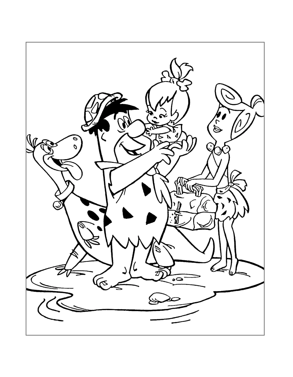 Flintstones coloring pages printable coloring pages. free