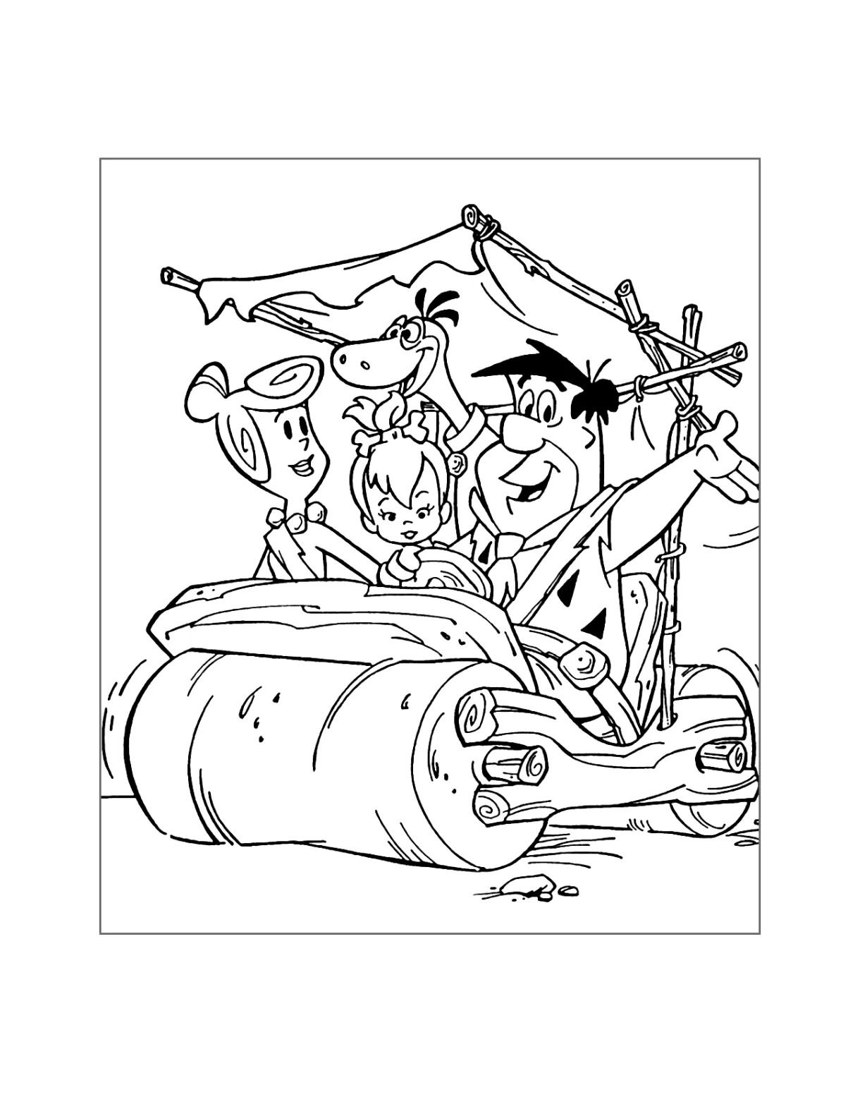 Flintstones coloring pages printable coloring pages. free