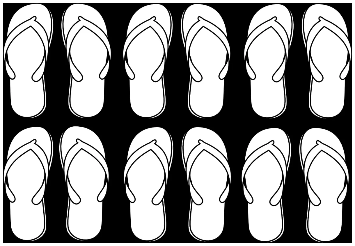 Free printable coloring pages flip flops, download free printable