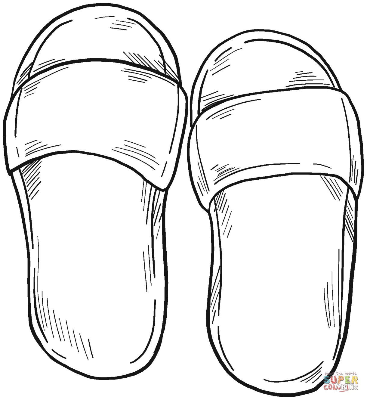 Flip-flops coloring page free printable coloring pages printable coloring page